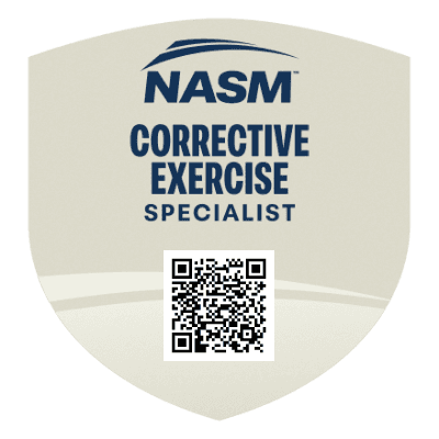 Corrective Exercise Specialist badge