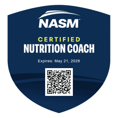 Certified Nutrition Coach badge