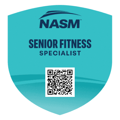 Senior Fitness Specialization badge