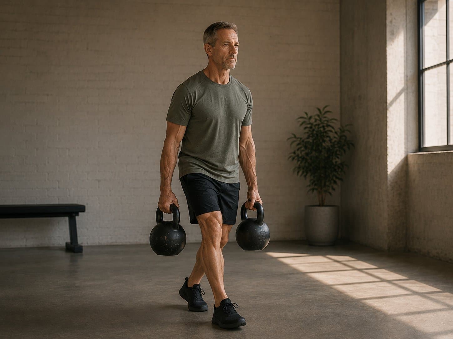 Built to Last — Strength after 40 — Strength training built around what changes after 40 — recovery, joint history, sleep, the time you actually have.